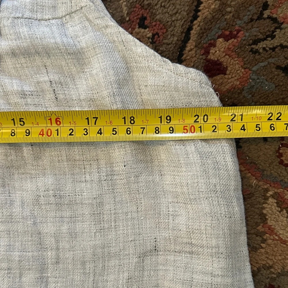 Thread & Supply Light Gray Linen Tank Top - Picture 4 of 9